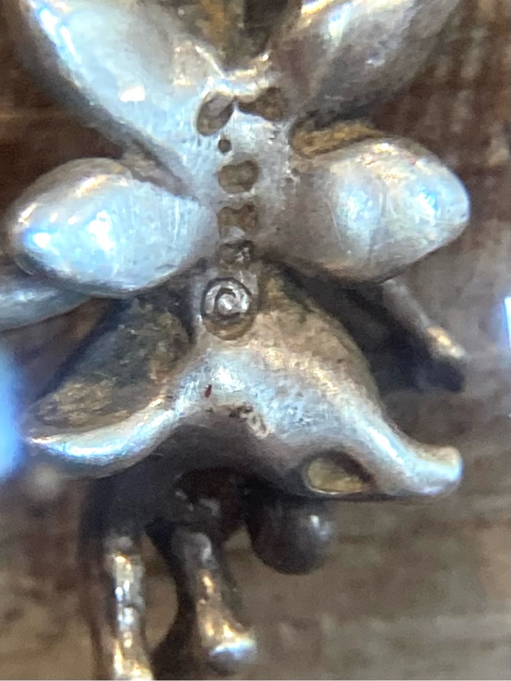 Silver Charm Bracelet with Bell, Fairy, Horse Charms 7” to 7.5” Long - Picture 14 of 16
